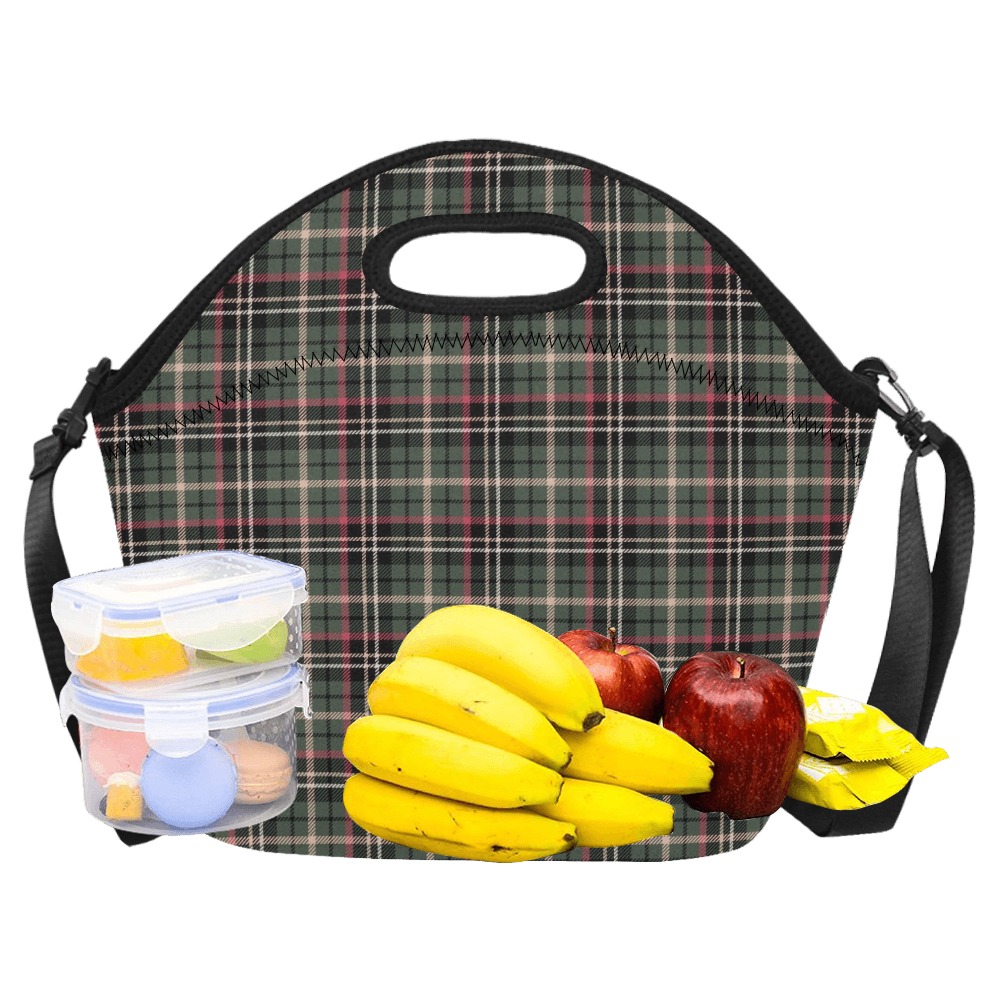 Classic Plaid Neoprene Lunch Bag/Large (Model 1669)