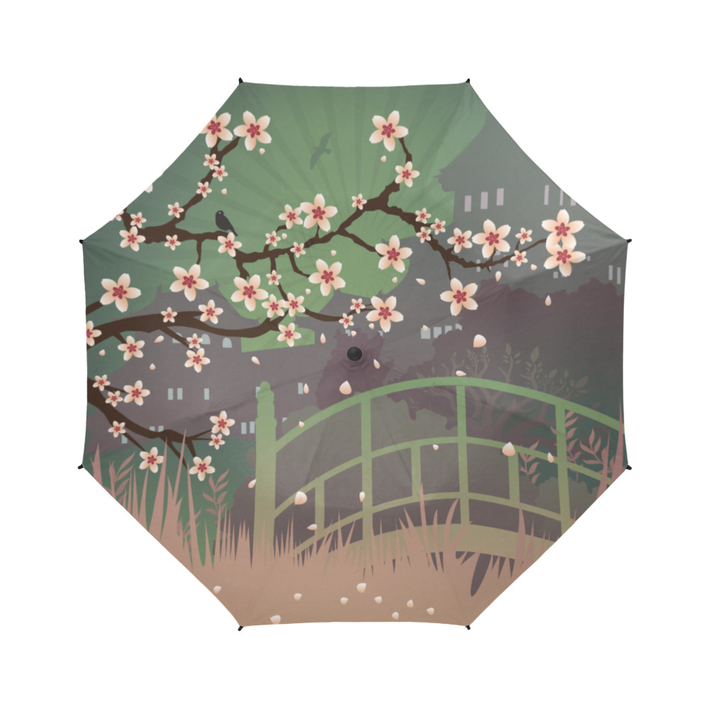Blossom Sundown Semi-Automatic Foldable Umbrella (Model U05)