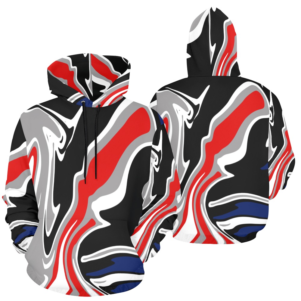 againstthetide All Over Print Hoodie for Men (USA Size) (Model H13)