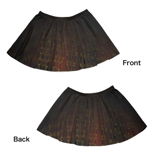 Glint Skater Skirt All Over Print Skater Skirt (Model D69)