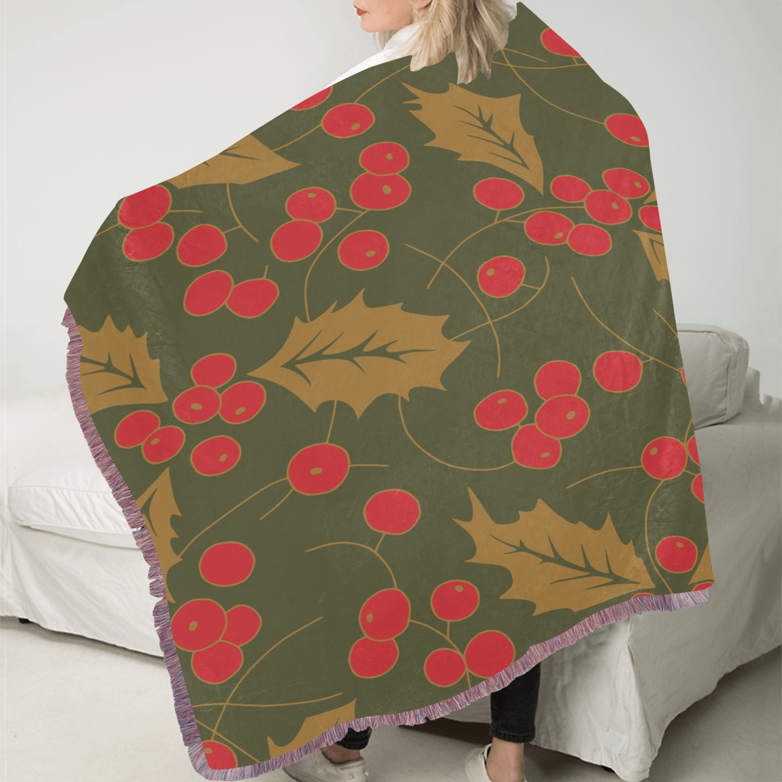 Blanket Ultra-Soft Fringe Blanket 60"x80" (Mixed Pink)