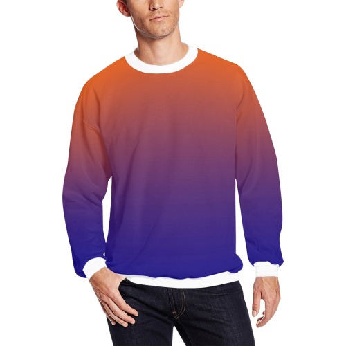 slice of rainbow All Over Print Crewneck Sweatshirt for Men (Model H18)