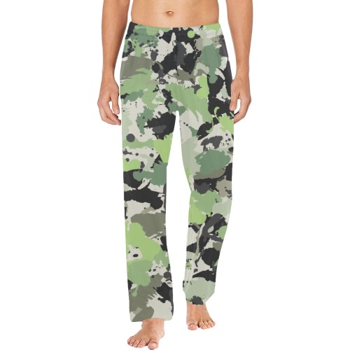 Modern camouflaged texture_01 Men's Pajama Trousers