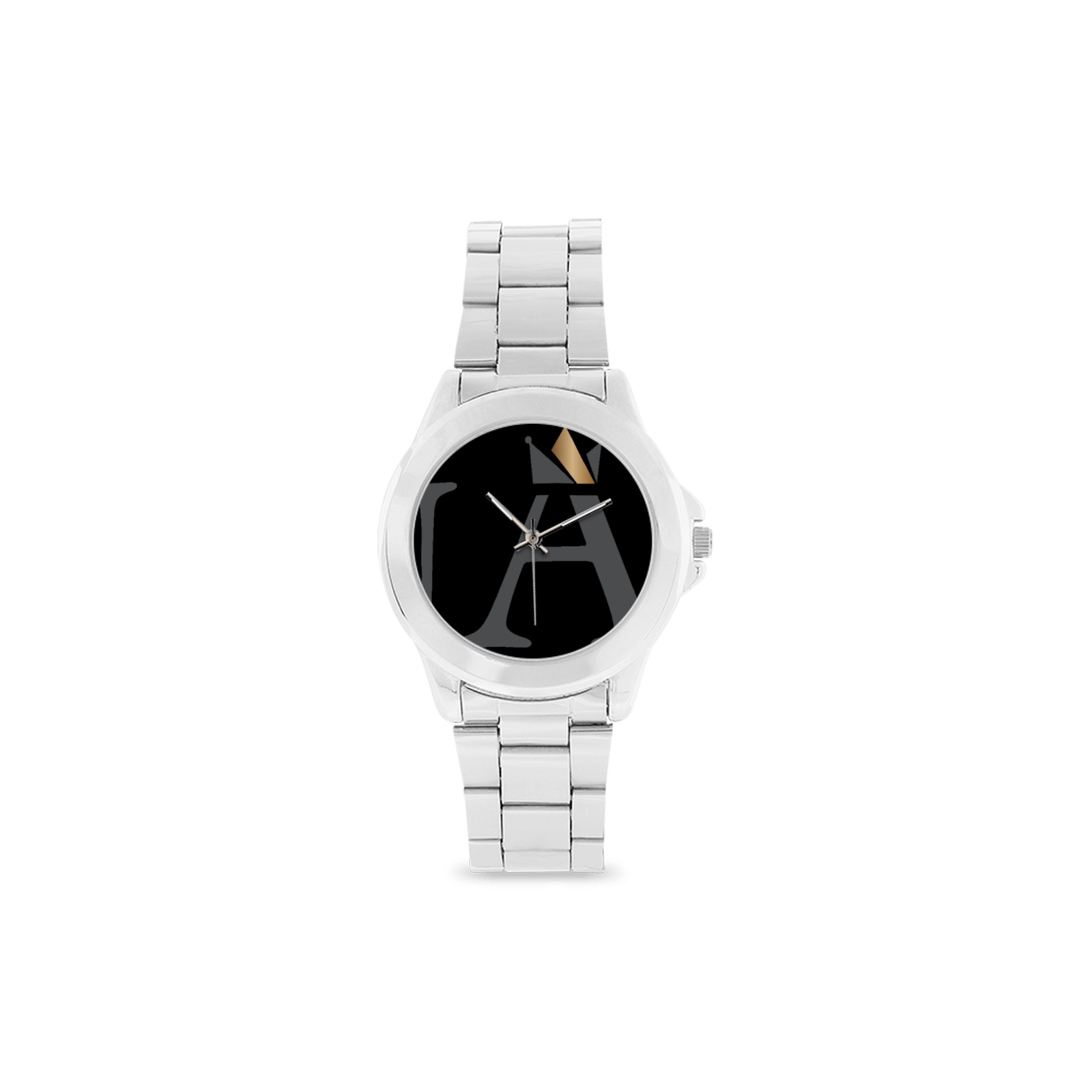MONARCH Gray and Gold Unisex Stainless Steel Watch(Model 103)