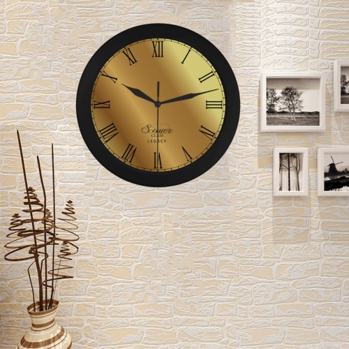 Senior Class Legacy Gold Circular Plastic Wall clock