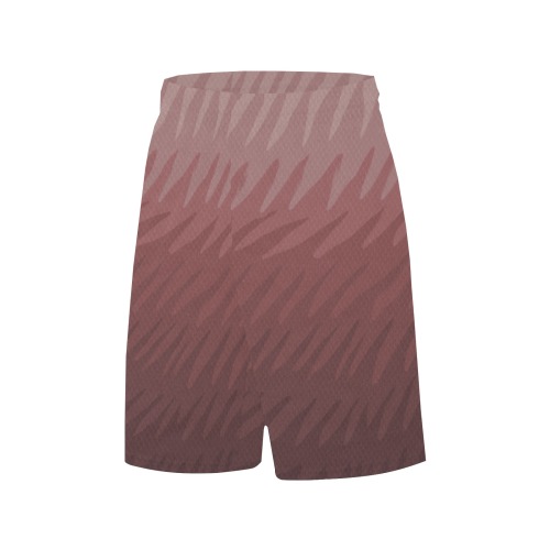 brown wavespike All Over Print Basketball Shorts