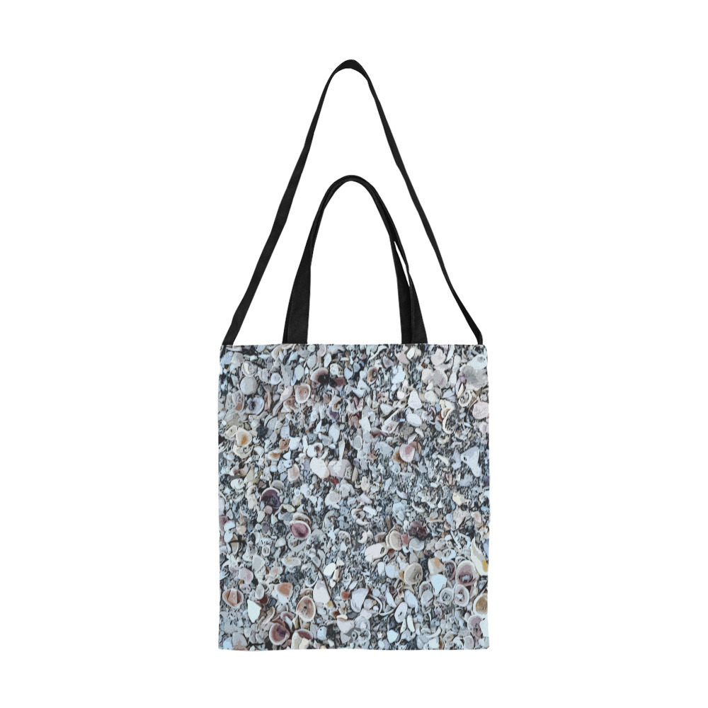 Shells On The Beach 7294 All Over Print Canvas Tote Bag/Medium (Model 1698)