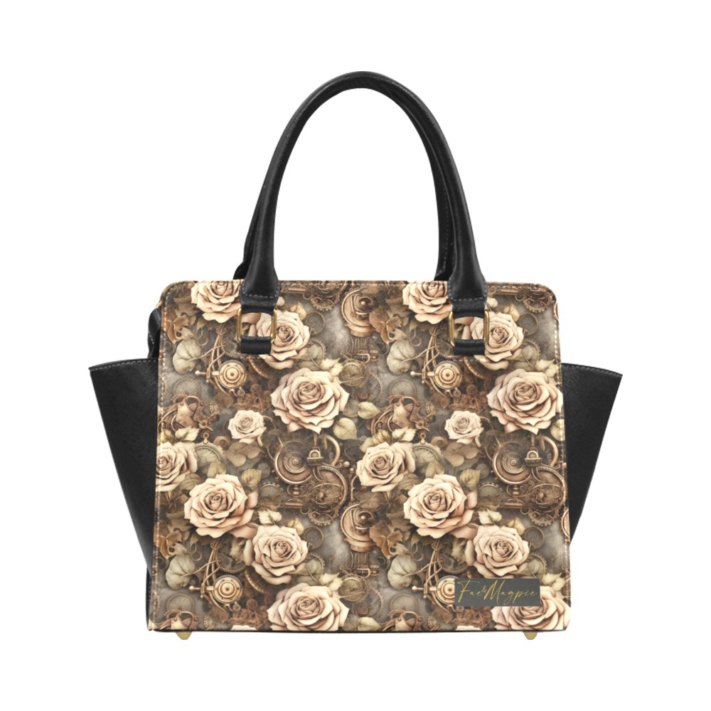 Steampunk Roses Classic Shoulder Handbag (Model 1653)