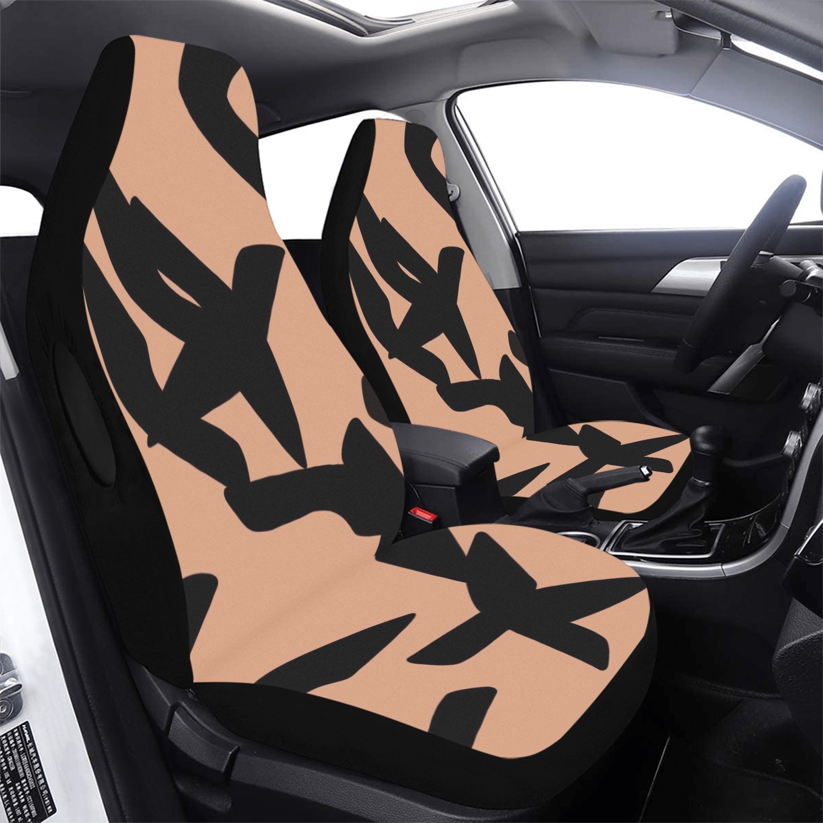 Orange car seat covers Car Seat Cover Airbag Compatible (Set of 2)