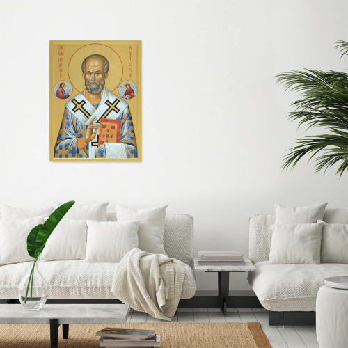 Saint Nikola (Sveti Nikola) Wood Print 12"x16"