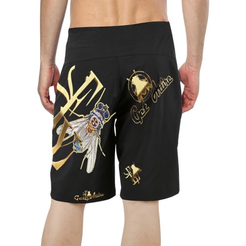 Fly Attire Collectable Fly Men's All Over Print Board Shorts (Model L16)