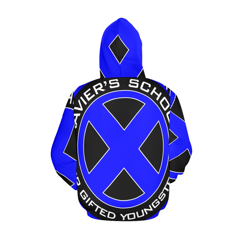DIONIO Clothing - Blue Xavier Hoodies All Over Print Hoodie for Men (USA Size) (Model H13)