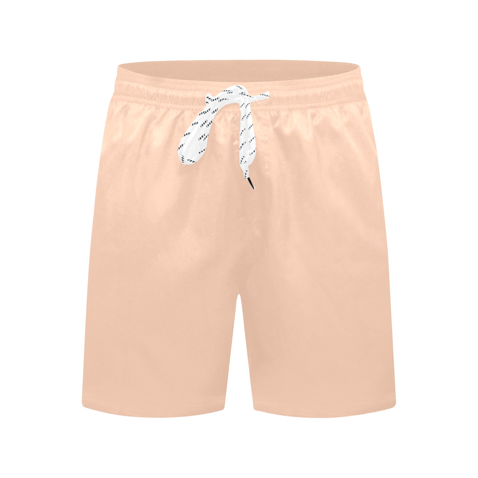 color apricot Men's Mid-Length Beach Shorts (Model L51)