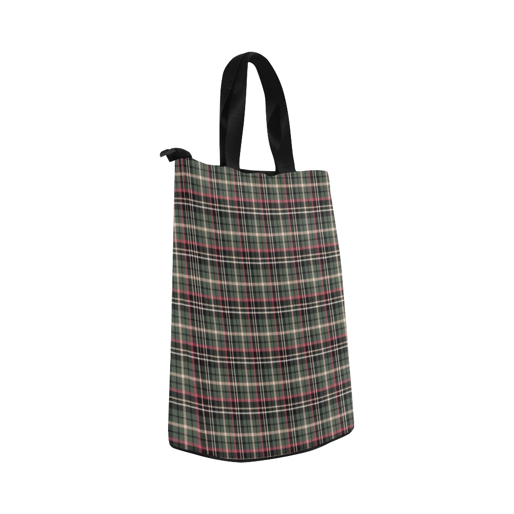 Classic Plaid Nylon Lunch Tote Bag (Model 1670)