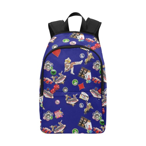 Famous Las Vegas Icons Fabric Backpack for Adult (Model 1659)