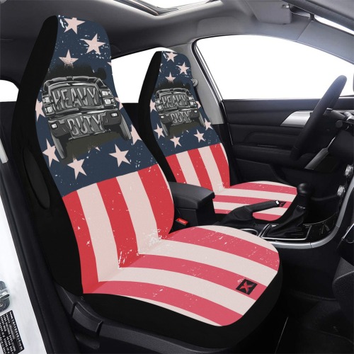 heavy-duty-truck-usa Car Seat Cover Airbag Compatible (Set of 2)