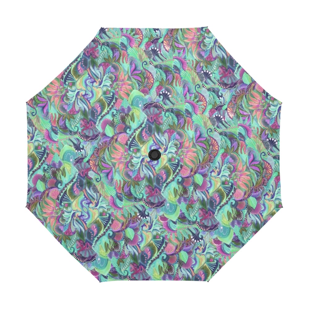 tropical 30 Anti-UV Auto-Foldable Umbrella (U09)