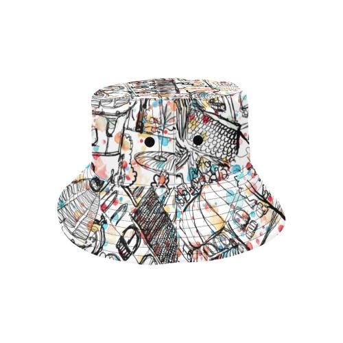 bb 5dc5 All Over Print Bucket Hat for Men