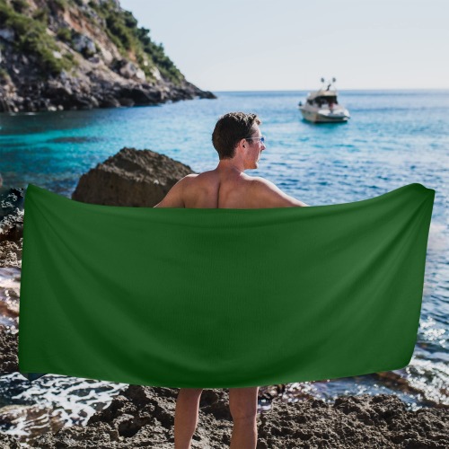 dark green Beach Towel 31"x71"(NEW)