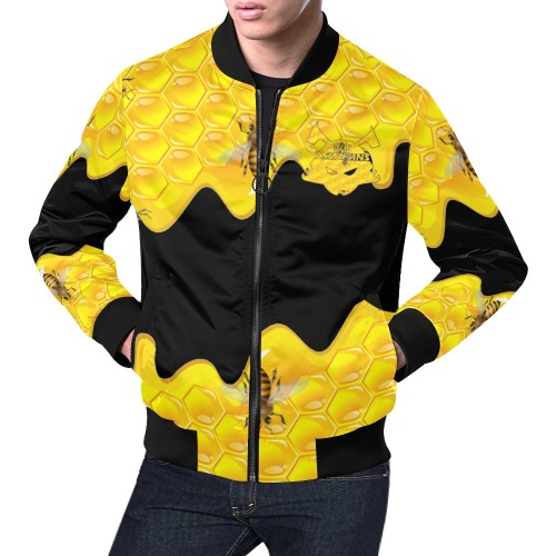 Wu Assassins Beez All Over Print Bomber Jacket for Men (Model H19)