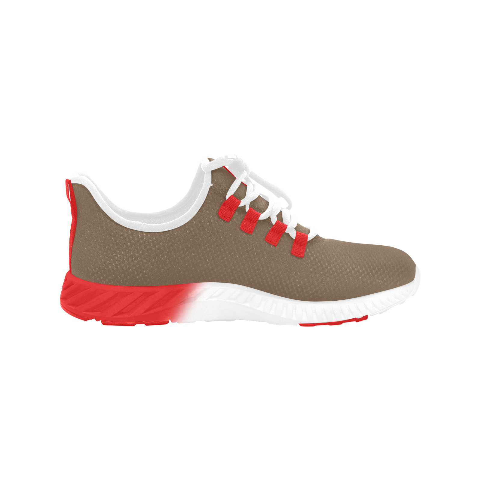 BROWN Men's Sonic Color Sole Running Shoes (Model 059)