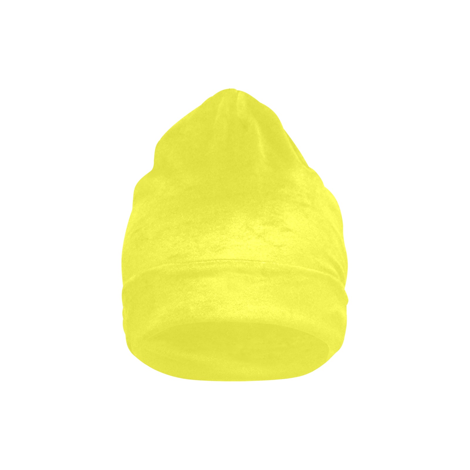 color maximum yellow All Over Print Beanie for Adults