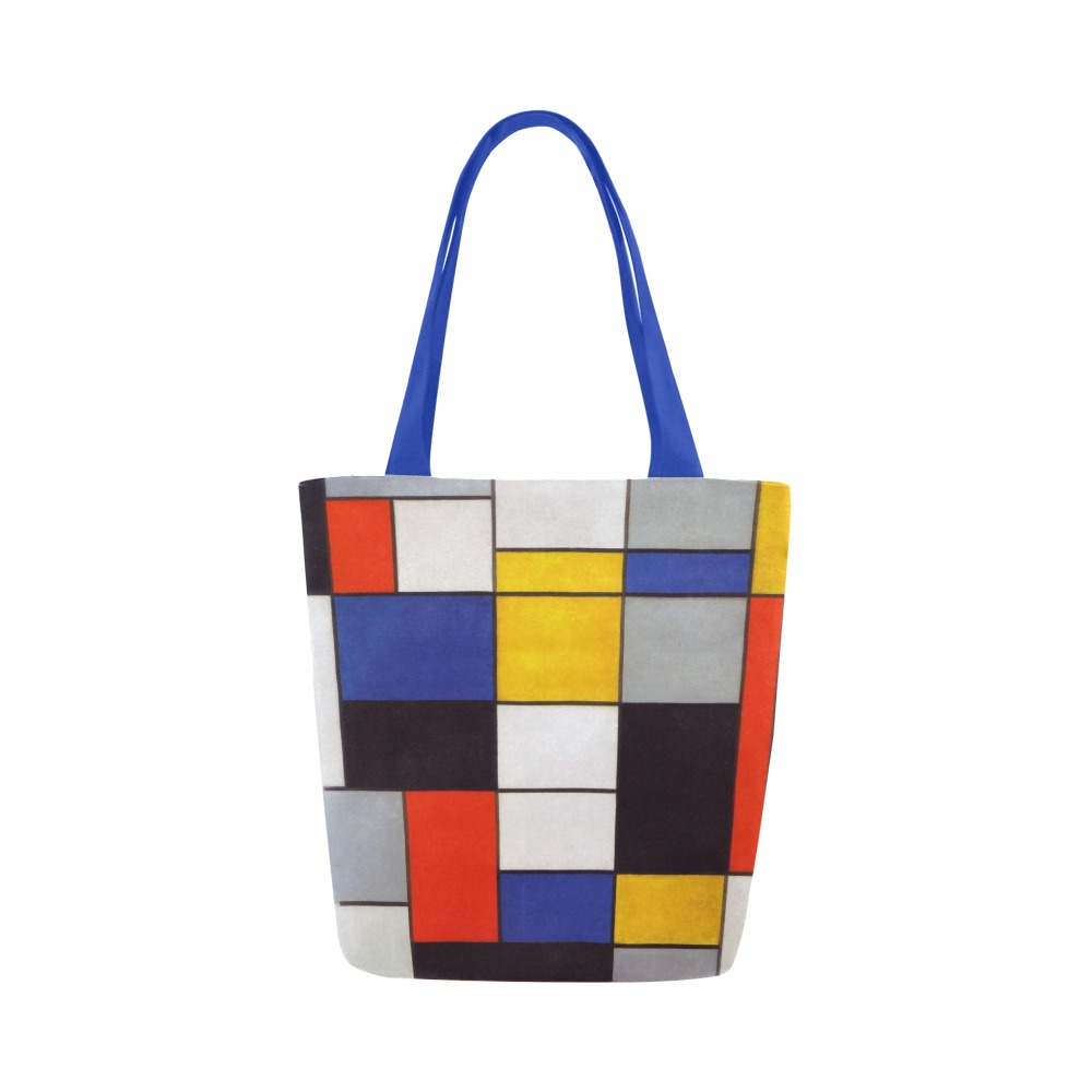 Composition A by Piet Mondrian Canvas Tote Bag (Model 1657)
