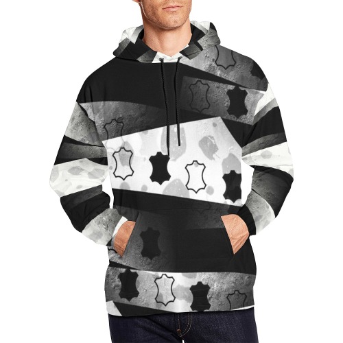 Leder Sign by Nico Bielow All Over Print Hoodie for Men (USA Size) (Model H13)