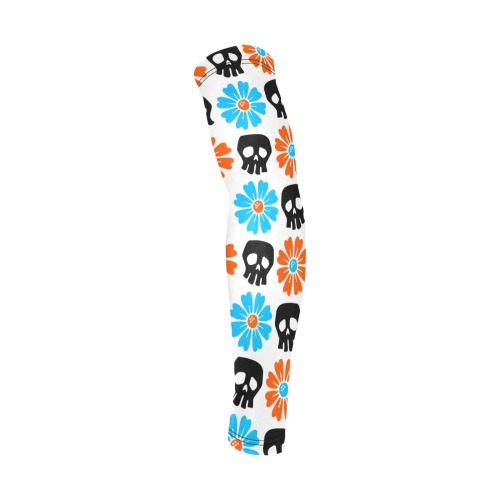 Skulls and Flowerrs Arm Sleeves (Set of Two)