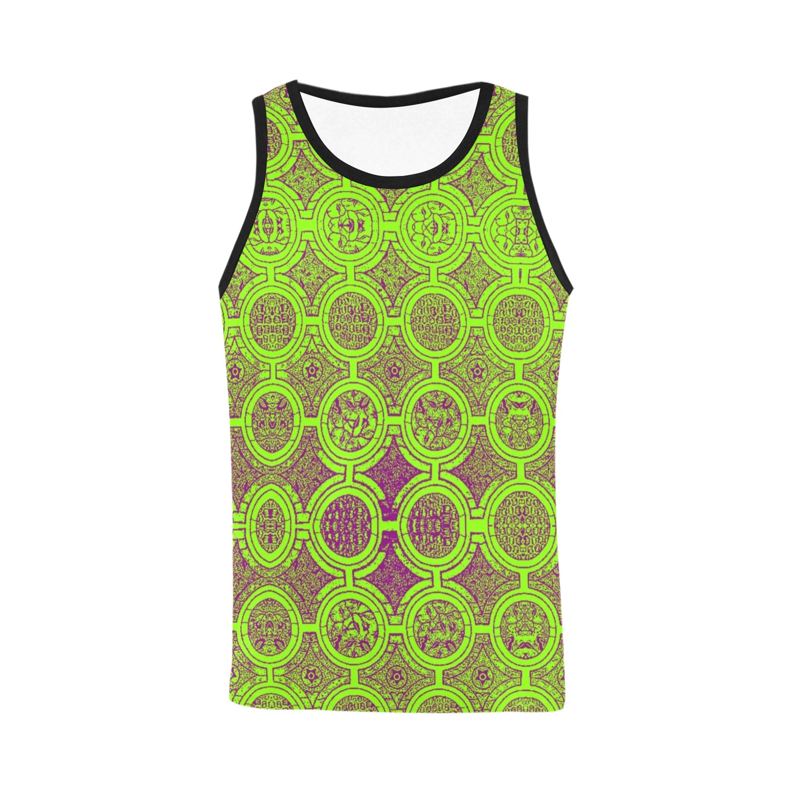AFRICAN PRINT PATTERN 2 All Over Print Tank Top for Men (Model T43)