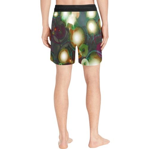 melting Bubbles 8 Men's Mid-Length Swim Shorts (Model L39)