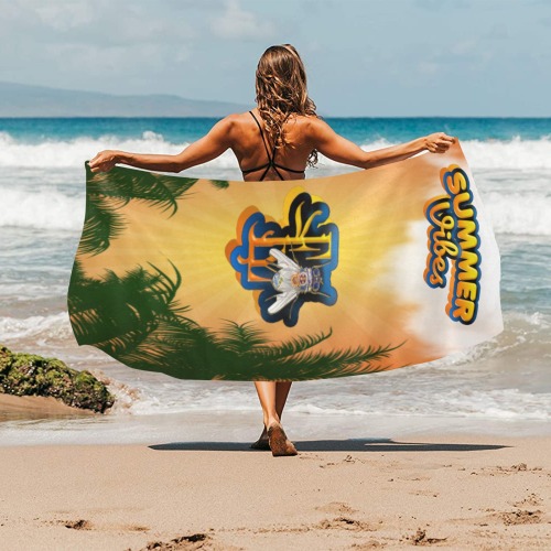 Summer Vibe Collectable Fly Beach Towel 32"x 71"
