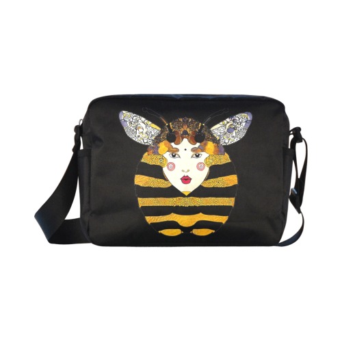 Bee Queen Classic Cross-body Nylon Bags (Model 1632)