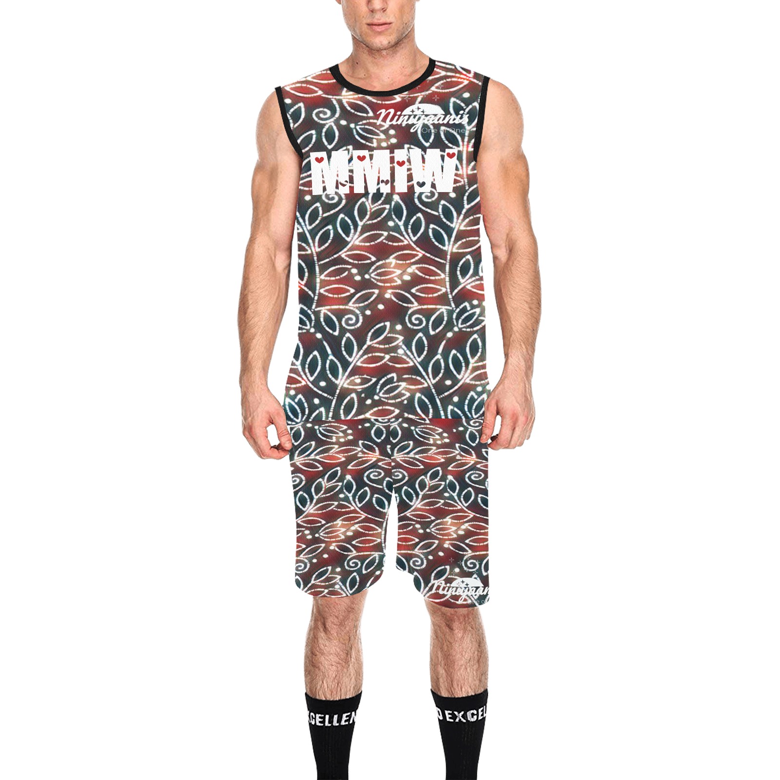 Stately 13 All Over Print Basketball Uniform