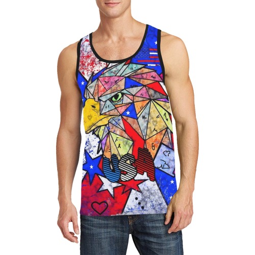 USA 2021 by Nico Bielow Men's All Over Print Tank Top (Model T57)