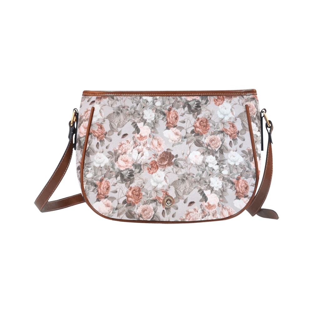 Blossom Saddle Bag/Small (Model 1649) Full Customization