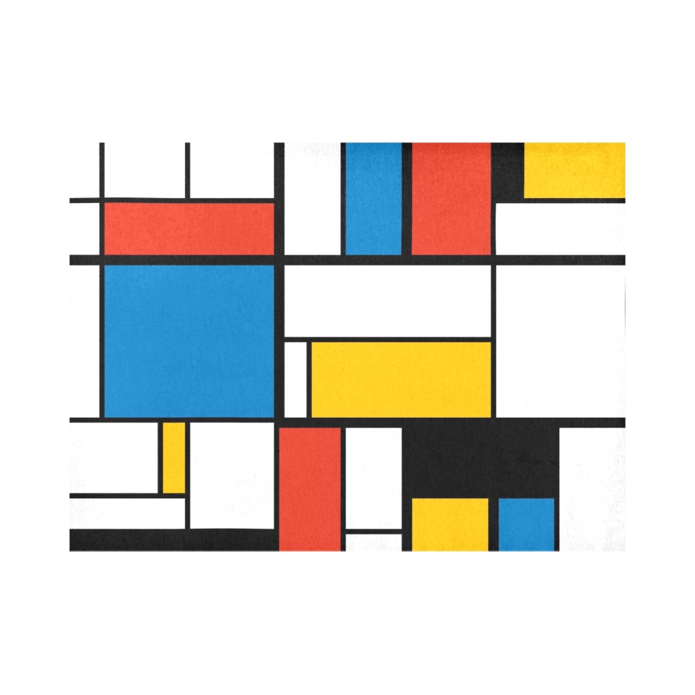 Mondrian De Stijl Modern Placemat 14’’ x 19’’ (Set of 4)