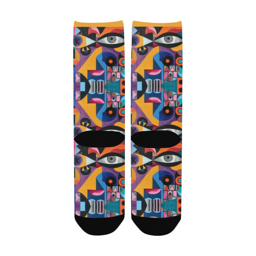 Boho Art Graphic Socks Women's Custom Socks