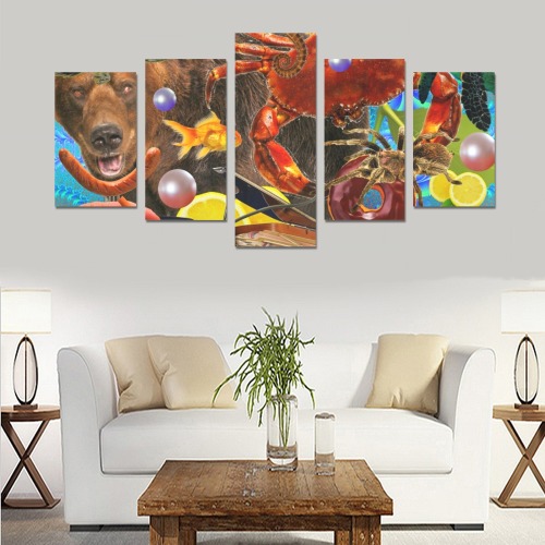 THROUGH SPACE AND TIME 2 Canvas Print Sets C (No Frame)