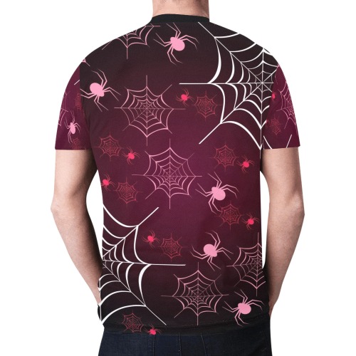 Spider Webs and Spiders New All Over Print T-shirt for Men (Model T45)