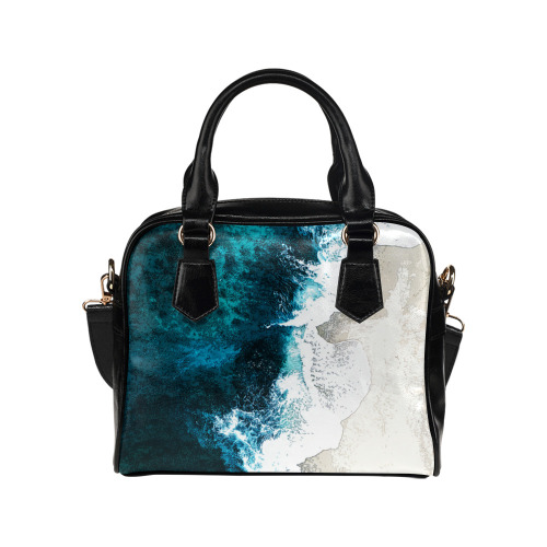 Ocean And Beach Shoulder Handbag (Model 1634)