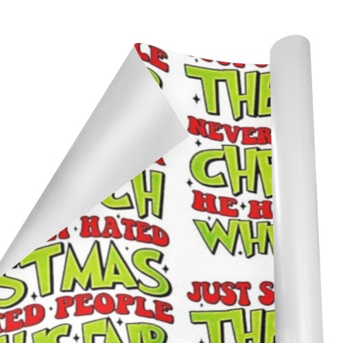 It Was People Wrapping Paper Gift Wrapping Paper 58"x 23" (2 Rolls)