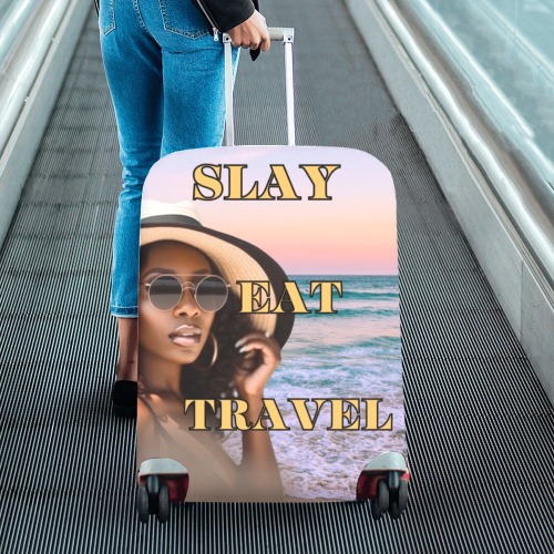 Slay Beach Luggage Cover/Large 26"-28"