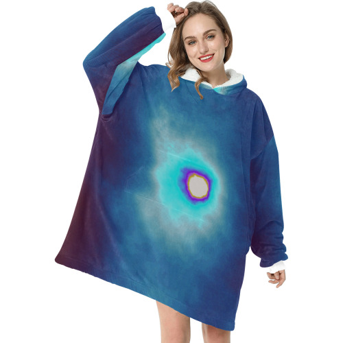 Dimensional Eclipse In The Multiverse 496222 Blanket Hoodie for Women