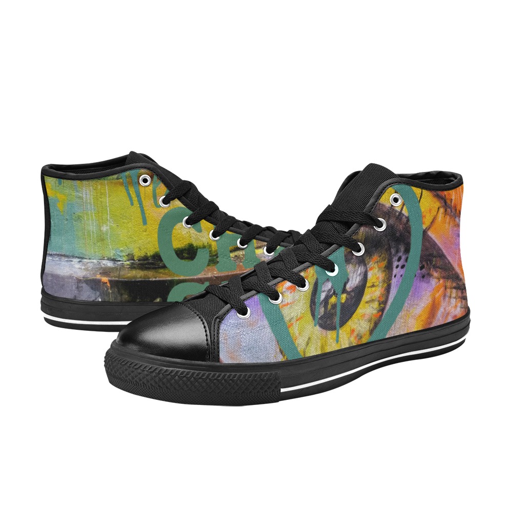 Loved & Chosen Women's Classic High Top Canvas Shoes (Model 017)