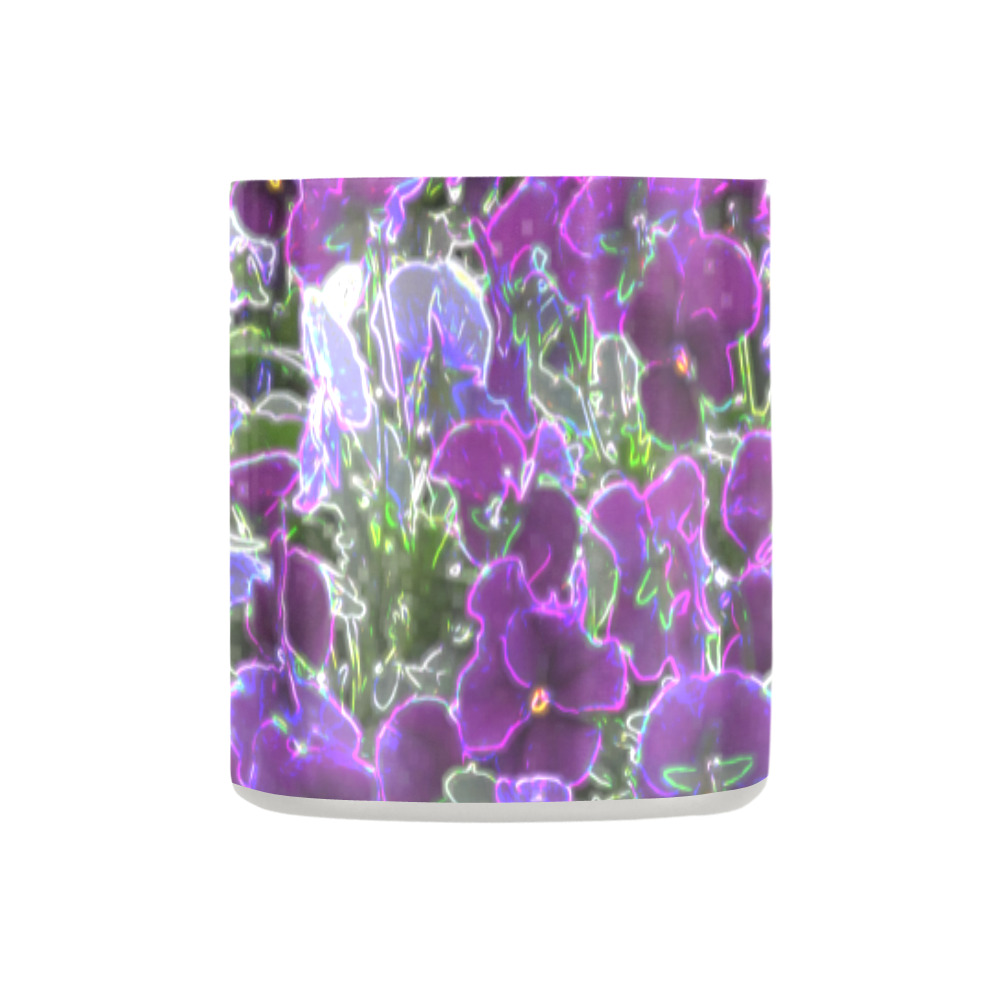 Field Of Purple Flowers 8420 Classic Insulated Mug(10.3OZ)