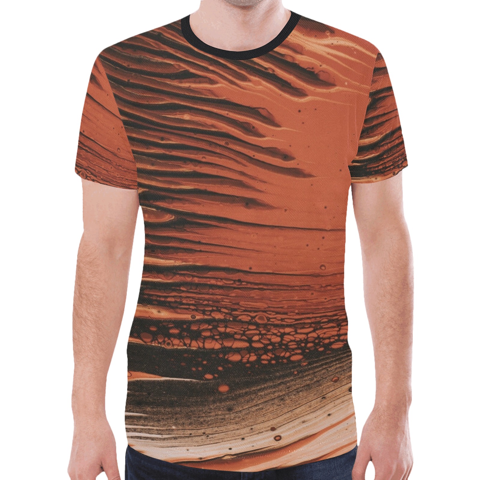 Sliding New All Over Print T-shirt for Men (Model T45)