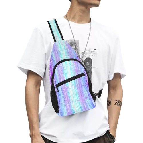 purple ice All Over Print Chest Bag (Model 1719)