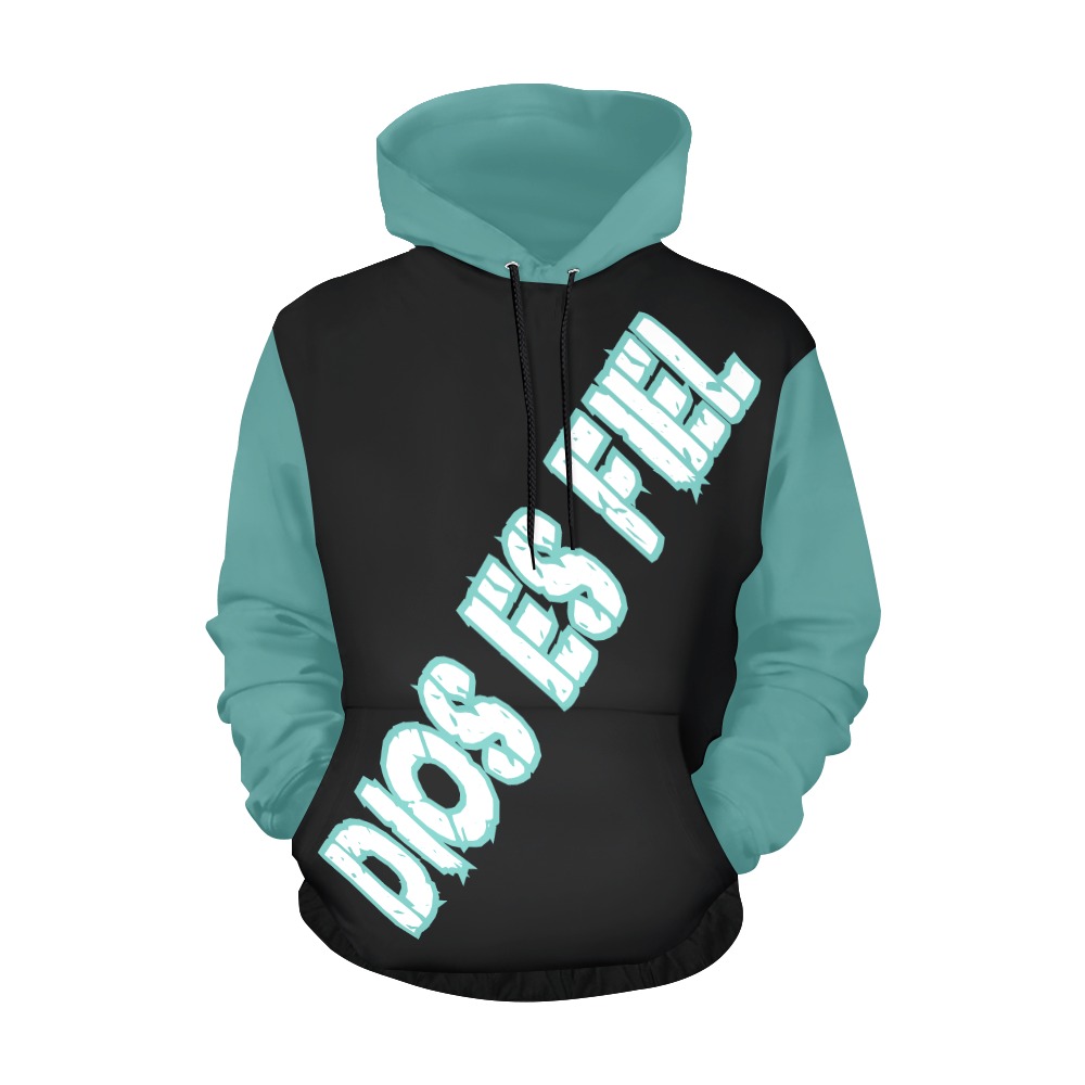 DIOS ES FIEL SWEATER All Over Print Hoodie for Men (USA Size) (Model H13)
