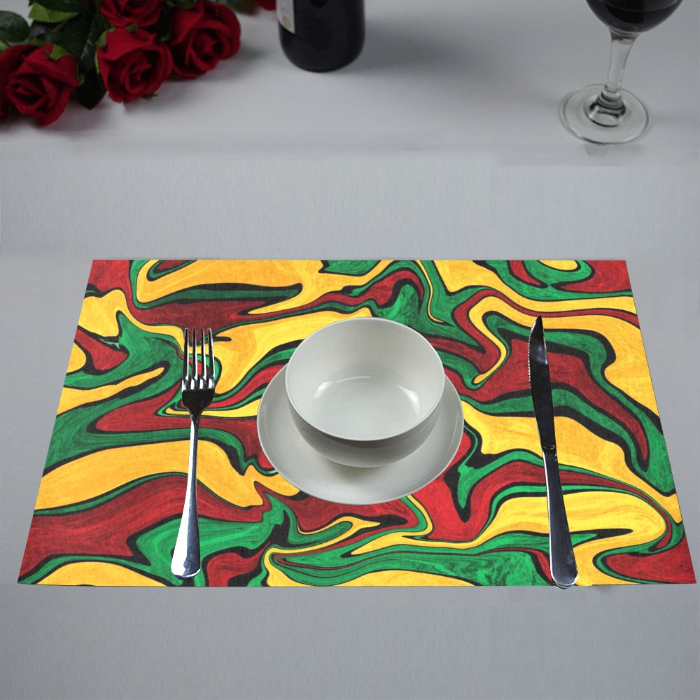 rasta Placemat 12’’ x 18’’ (Set of 4)